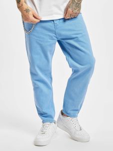 moderne 2Y Premium Herren Jeans Taschen Ketten-Detail mit Baumwolle Blau