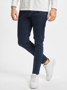 moderne 2Y Premium Herren Jeans Skinny Fit Stretch Reißverschluss mit Baumwolle Blau