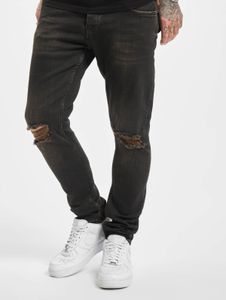 Casual 2Y Premium Men's Skinny Fit Stretch Jeans with Zip and Cotton, Grey