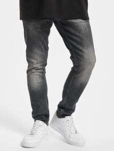 Stylish 2Y Premium Men's Jeans Slim Fit Pockets Grey