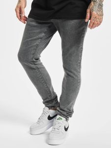 Casual 2Y Premium Men's Skinny Fit Stretch Jeans with Pockets, Cotton, Grey