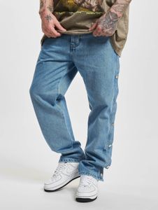 stylische 2Y Premium Herren Jeans Straight Fit Taschen mit Baumwolle Blau