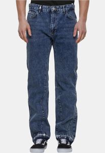 Comfortable 2Y Premium Men's Stretch Jeans with Zipper Pockets, Cotton, Blue
