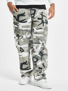 lässige Brandit Herren Jeans Kordelzug Taschen Camouflage
