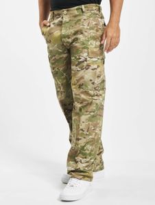 Stylish Brandit men's jeans with drawstring, lined, camouflage