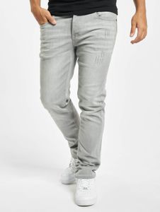 bequeme Brandit Herren Jeans Straight Fit Stretch mit Baumwolle Grau