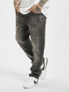 lässige Brandit Herren Jeans Stretch Taschen Straight Fit mit Baumwolle Schwarz