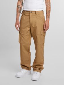 stylische Brandit Herren Jeans Stretch Reißverschluss Beige