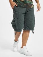 lässige Brandit Herren Shorts mit Cargo-Taschen Baumwoll-Hose Anthrazit