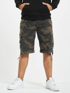 lässige Brandit Herren Shorts Reißverschluss Taschen mit Baumwolle Camouflage