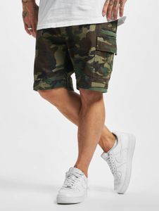 Short homme Brandit confortable avec cordon de serrage et fermeture éclair, en coton, motif camouflage