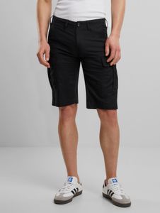 Pantaloncini casual da uomo Brandit con tasche con cerniera, in cotone, neri