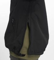 Practical Brandit Men's Windbreaker Jacket – Waterproof Hooded Jacket with Fleece Lining (Black, BD3001-00007-0060)