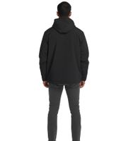 Practical Brandit Men's Windbreaker Jacket – Waterproof Hooded Jacket with Fleece Lining (Black, BD3001-00007-0060)