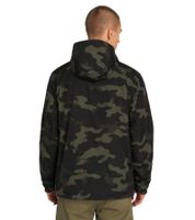 Coupe-vent élégant et déperlant pour homme Brandit avec doublure en polaire, capuche et cordon de serrage – 3001 Darkcamo