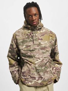 lässige Brandit Herren Jacke Kapuze Fleece Camouflage
