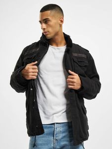 moderne Brandit Herren Jacke mit Baumwolle Schwarz