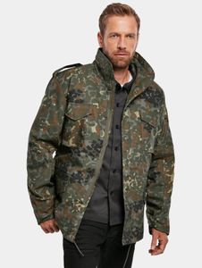 Giacca da uomo Brandit semplice con cerniere, tasche, mimetica