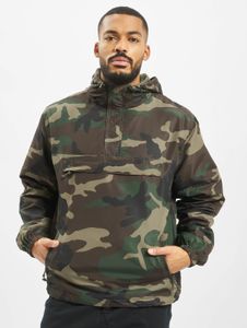 stylische Brandit Herren Jacke Reißverschluss Taschen Camouflage