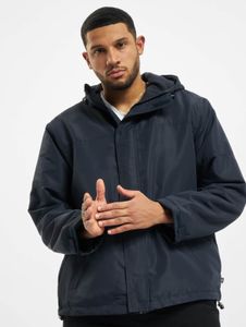 Functional Brandit men's jacket with zipper and Velcro closure, navy