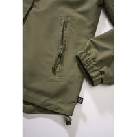 Coupe-vent léger pour femme Brandit avec capuche et fermeture Velcro – Kaki