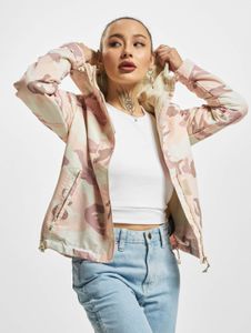 funktionale Brandit Damen Jacke Reißverschluss Klettverschluss Camouflage