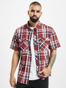 lässiges Brandit Herren Polo-Shirt Taschen mit Baumwolle Rot