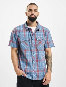 Polo da uomo Brandit versatile in cotone, blu/rosso