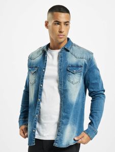 Polo Brandit pour homme, confortable et extensible, en coton bleu.