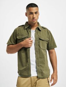 modern Brandit men's polo shirt with cotton khaki