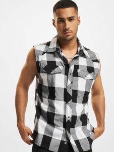 Functional Brandit men's jacket with drawstring and zipper, cotton, white/black
