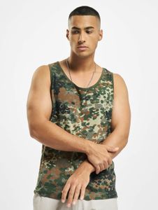 Camiseta informal de hombre Brandit con estampado de camuflaje de algodón.