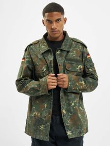 Modern Brandit men's jacket with zipper, Velcro closure, camouflage