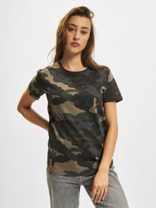 Camiseta moderna Brandit para mujer, 160 g/m², algodón, camuflaje.