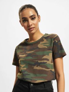 Camiseta informal de mujer Brandit, 160 g/m², algodón, camuflaje.