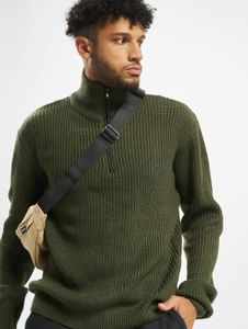 Sweat-shirt décontracté Brandit pour homme avec fermeture éclair, kaki