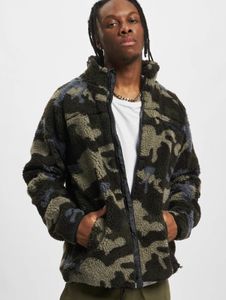 Stylish Brandit men's jacket, zip-up, fleece, camouflage