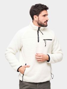 Sudadera blanca suave para hombre de la marca Brandit