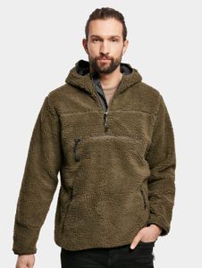 Sweat à capuche confortable Brandit pour homme, couleur kaki