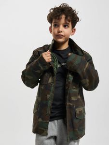 funktionale Brandit Unisex Jacke Reißverschluss Taschen Camouflage