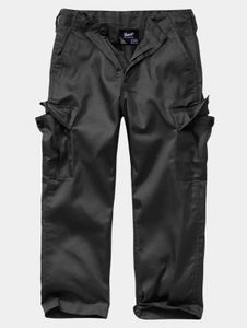 moderne Brandit Unisex Jeans Reißverschluss Taschen Schwarz