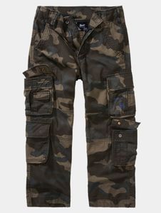 Jean unisexe Brandit élégant avec poches zippées, en coton camouflage