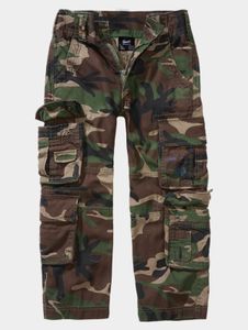 Modern Brandit unisex jeans with zip pockets, cotton camouflage