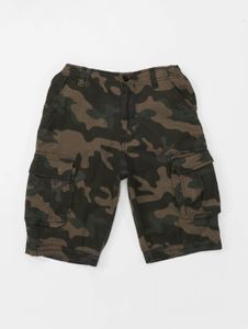 Comfortable Brandit unisex shorts with drawstring, zipper, camouflage