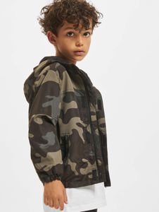 Veste unisexe élégante Brandit avec fermeture éclair et velcro, motif camouflage