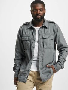 vielseitiges Brandit Herren Polo-Shirt mit Baumwolle Grau