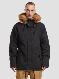 Functional Brandit men's jacket with cotton, black