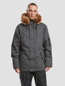 Stylish Brandit men's jacket with cotton, grey