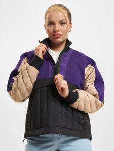 Veste Lacoste moderne pour femme, noir/violet