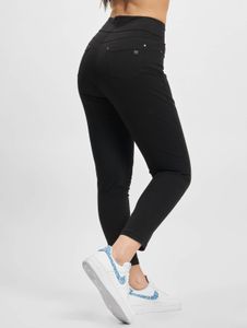 Casual Freddy women's jeans, slim fit, zip pockets, cotton, black